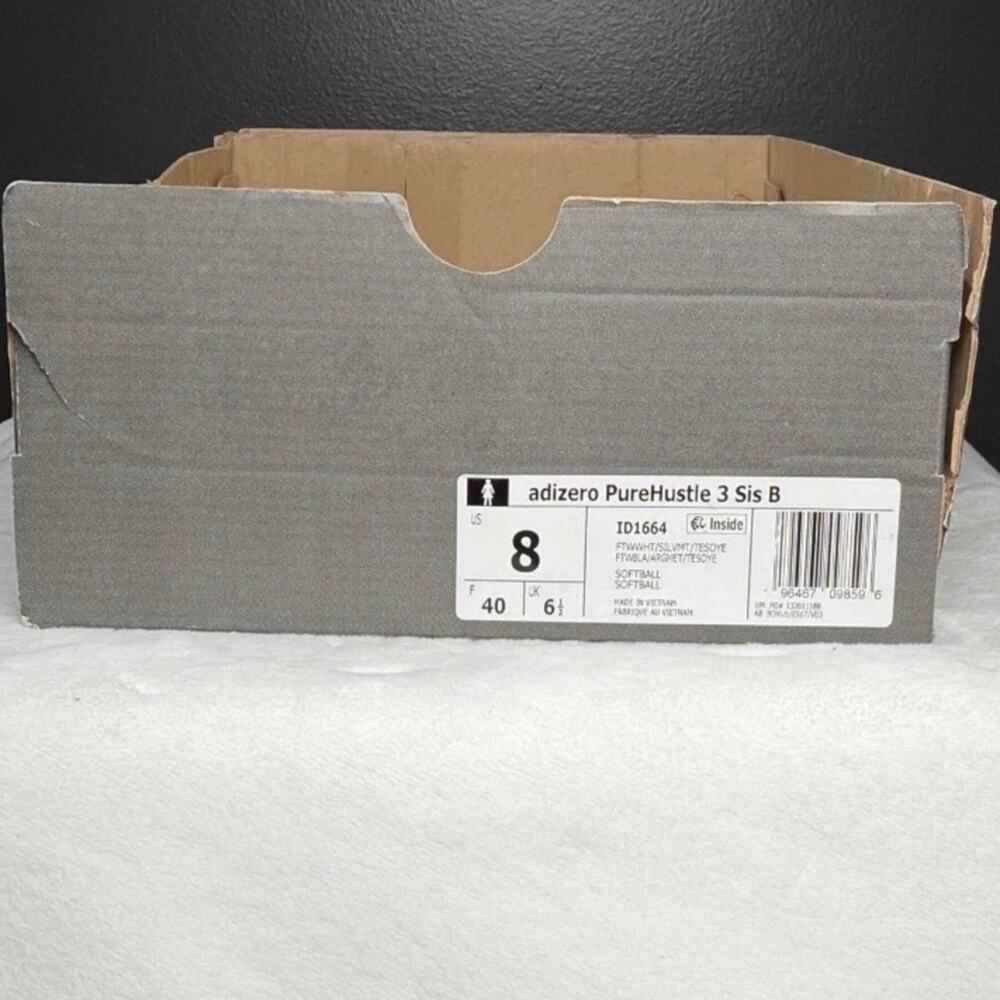 Adidas Adizero PureHustle 3 “Sis Bates” Cleats – ID1664 – Women’s Size 8 - Picture 10 of 10